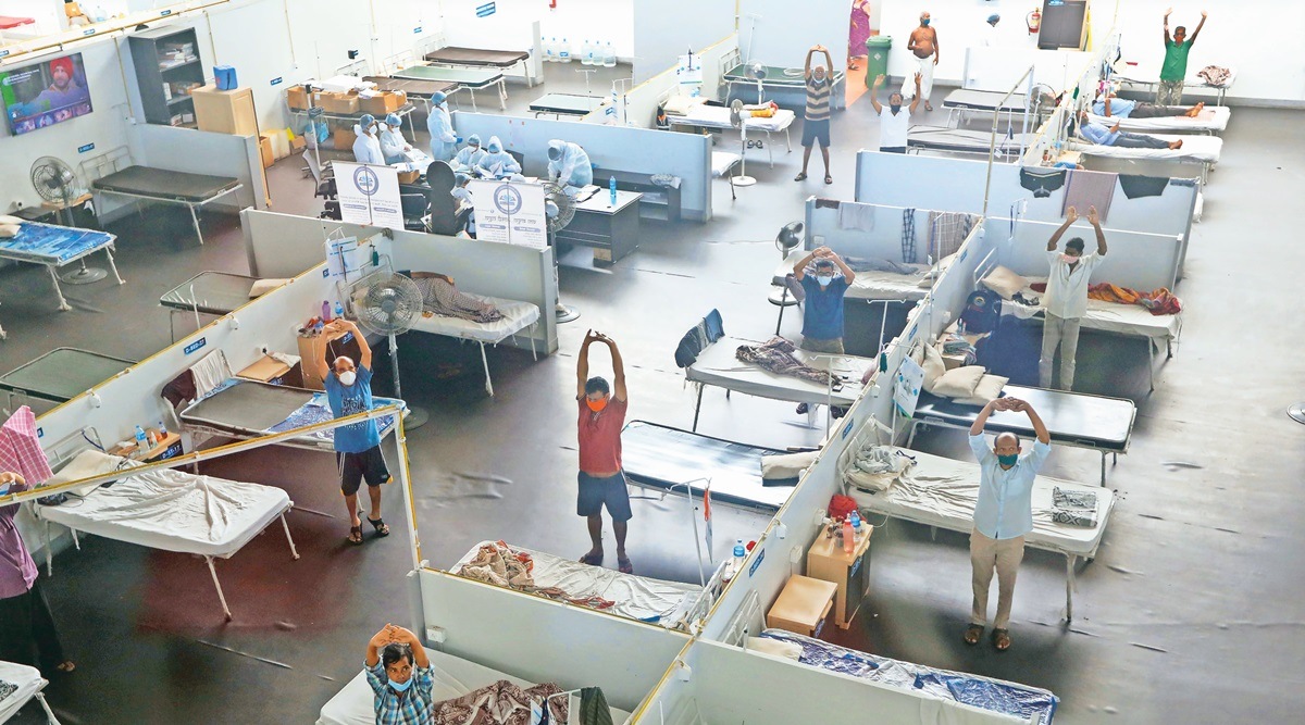 BMC, Covid Jumbo centres, Mumbai covid beds, Covid-19 third wave, Third wave, Mumbai news, Indian express