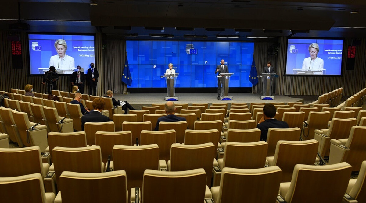 EU Sanctions Belarus Over Plane Diversion, Blogger Arrest