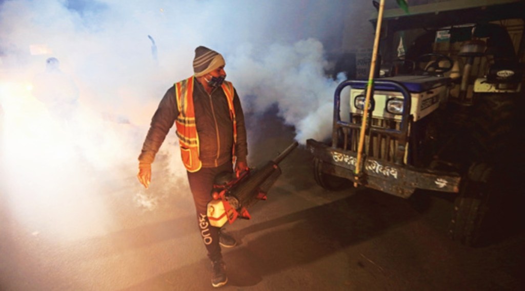 Mosquitoes, mosquito breeding, fumigation