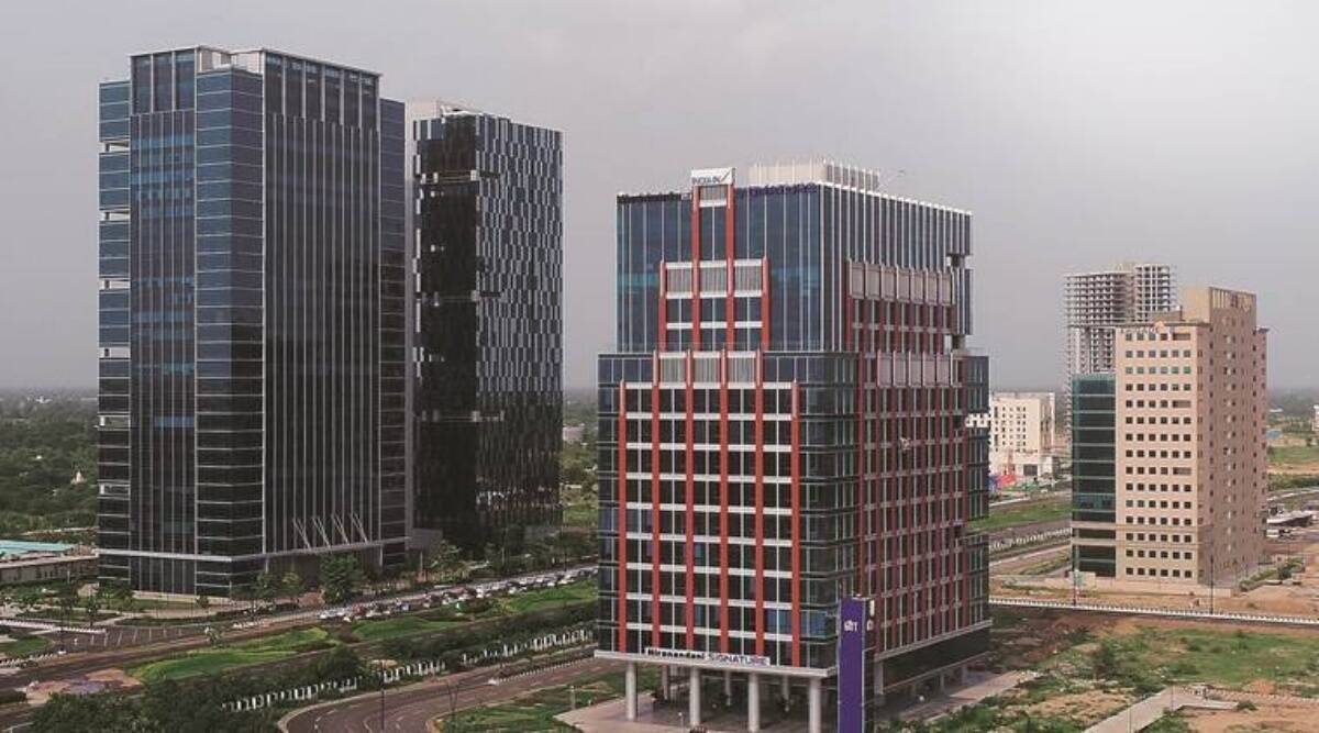 Bare shell Office Space for sale in Rajyash One Gift City Gandhinagar - 330  Sq. Ft.to 8135 Sq. Ft.