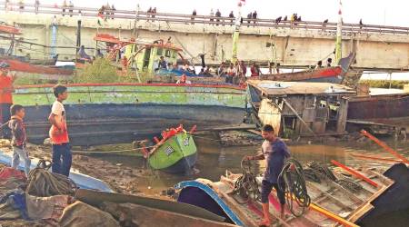 The cyclone has caused extensive damage to boats of most of fishermen families in Amreli. (File)