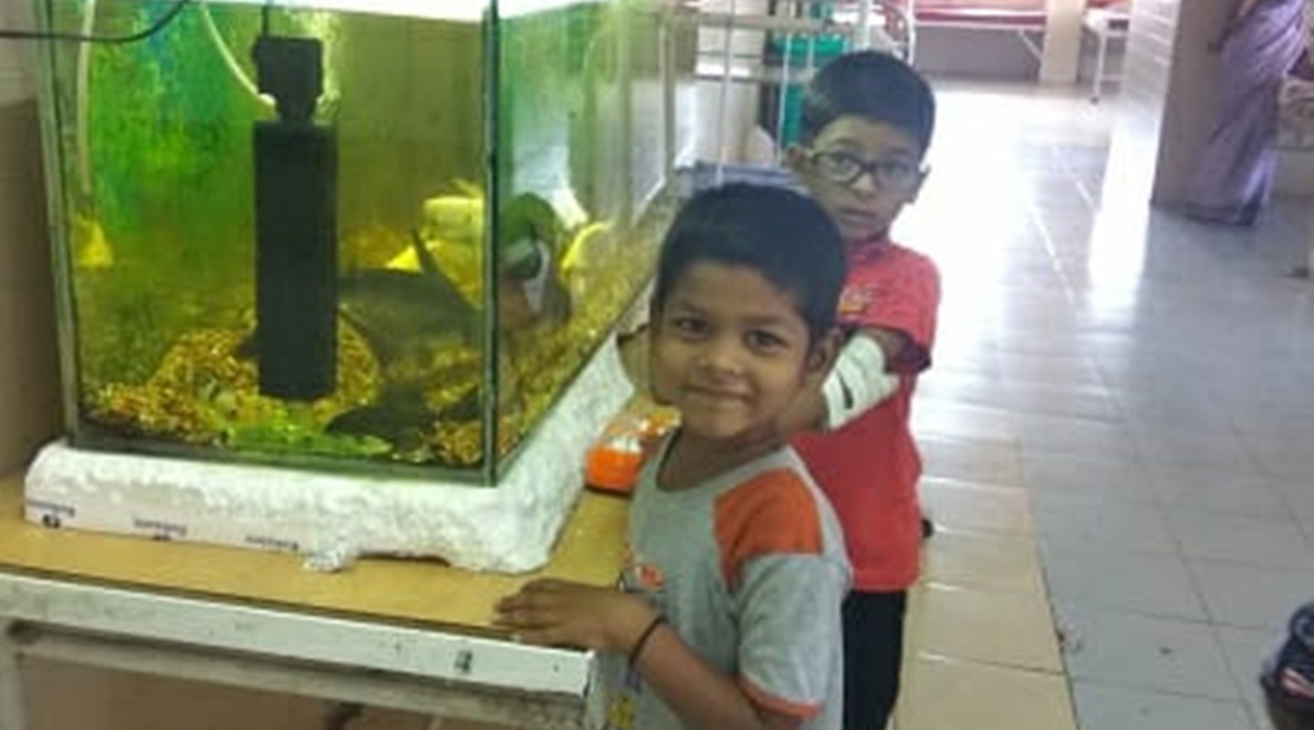 Children at pediatric ward of YCM hospital