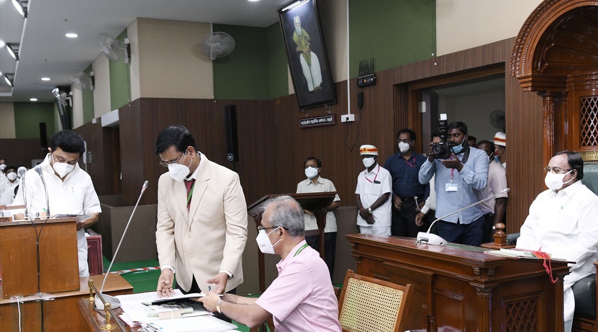 Tamil Nadu Chief Minister MK Stalin, newly elected MLAs take oath ...