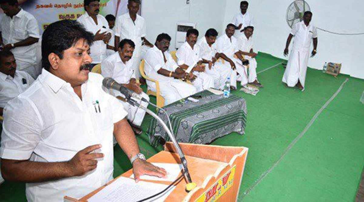 Former Tamil Nadu Information and Technology Minister M Manikandan. (File Photo) 