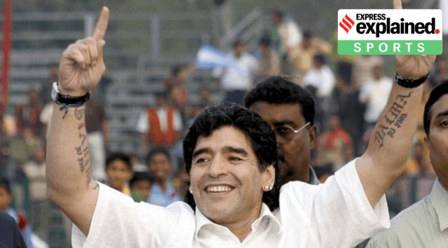 Maradona left no will or declaration of how his assets were meant to be divided in the event of his death.  (Express Archives)