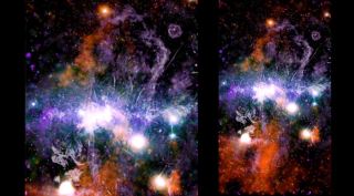 nasa, milky way, milky way downtown, stars, black holes, earth, orbit