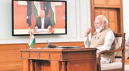 Narendra Modi, Scott Morrison