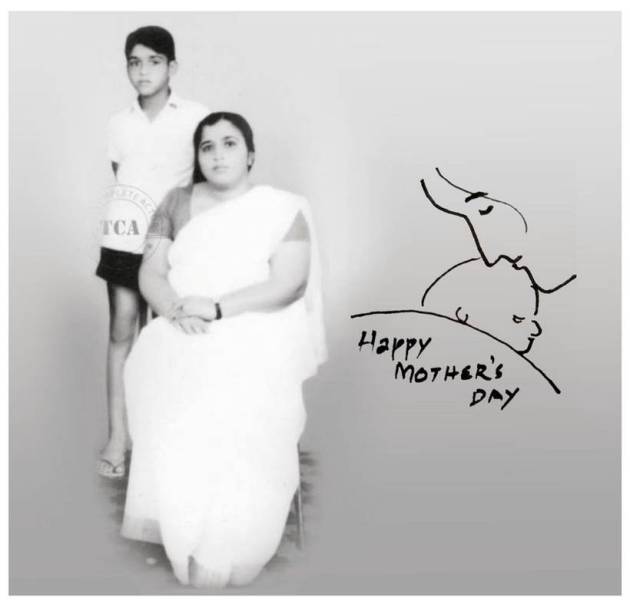 mohanlal on mother's day
