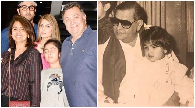 Neetu Kapoor shares throwback photos as her daughter Riddhima and granddaughter Samara Sahni pose in their 'grandfather’s loving lap', see photos 1200