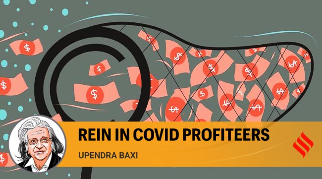 The embedded ideology of ‘disaster’ or even ‘toxic’ capitalism prevails even in times of pandemic. (Illustration by C R Sasikumar)