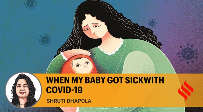 My 11-month-old son tested positive for the virus on April 19. (Illustration: Suvajit Dey)