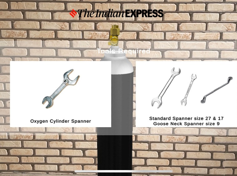 coronavirus, Covid 19 India, oxygen cylinder, how to set up oxygen cylinder at home, Oxygen Cylinder india, Oxygen Cylinder tracking, augmented reality, AR