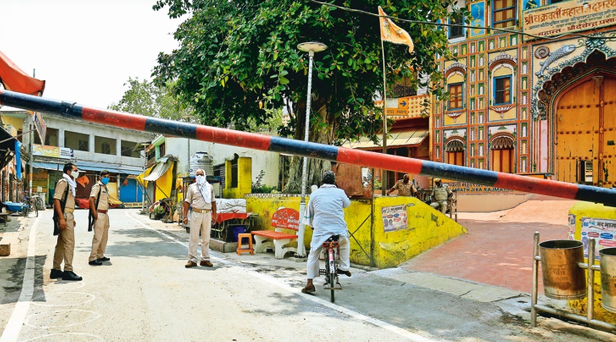 In the lanes of Ayodhya, there is an eerie silence.