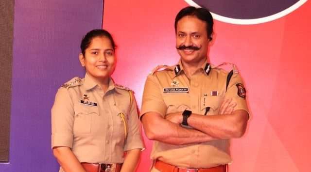 CP Krishna Prakash and ACP Prerna Katte, Pimpri Chinchwad Police