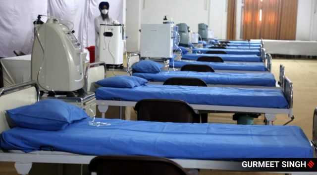 At a Covid hospital in Punjab. (Express photo: Kamleshwar Singh)