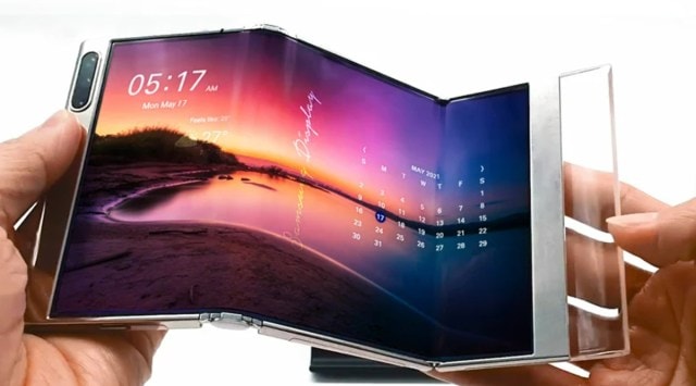 Samsung, Samsung bi folding display, Samsung concept display, Samsung double bending display