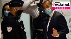 Nicolas Sarkozy, Nicolas Sarkozy corruption case, Nicolas Sarkozy illegal campaign finding case, Nicolas Sarkozy trial, express explained, indian express