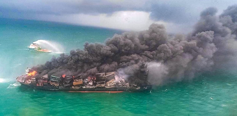 Sri Lanka is bracing for a major oil spill as a cargo ship off the coast of Colombo is expected to sink