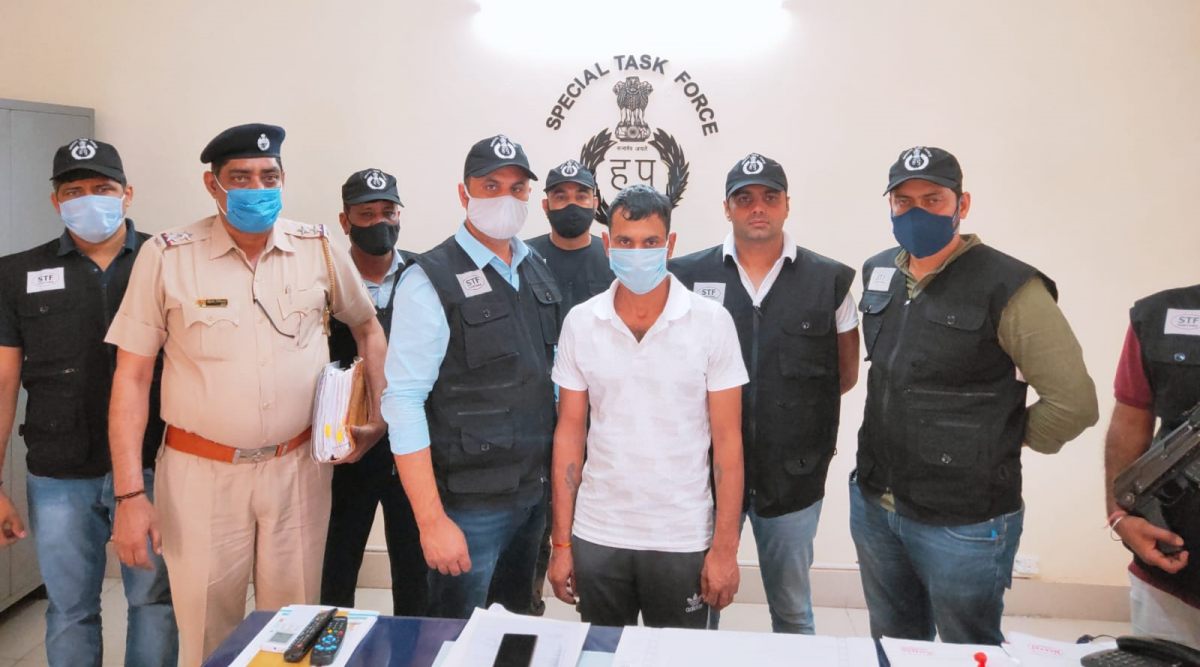According to police, Gujjar, a resident of Gurgaon, was arrested from the Delhi airport by a joint team of STF Gurgaon and STF Sonepat. (Express Photo)
