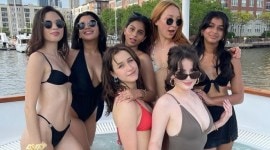 Suhana Khan poses with her girl gang in a pool, See her 13 latest photos