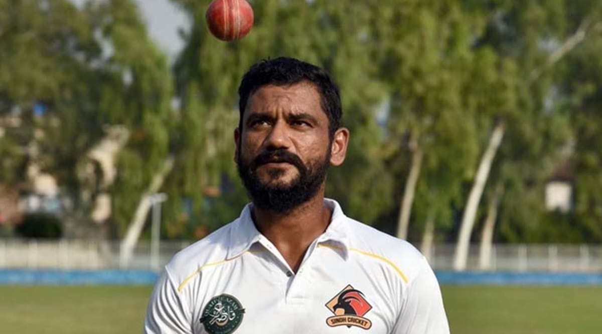 Tabish Khan made his Pakistan debut in the 2nd Test vs Zimbabwe. (Twitter/PakistanCricket)