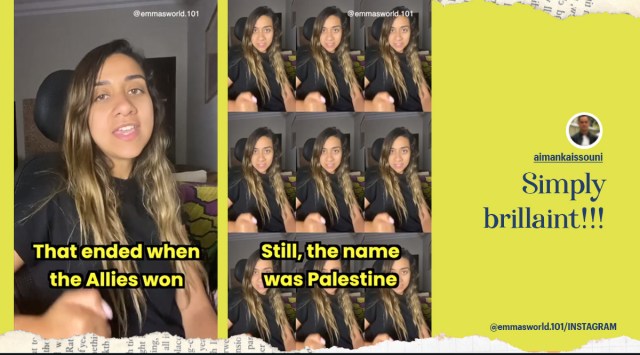Story of Palestine song, Israel and Palestine conflict, Egyptian woman’s story of Palestine song, Hamas Israel conflict, Gaza airstrikes, Viral video, Israel and Palestine conflict song, Song about Palestine, Palestine song, Trending news, Indian Express news