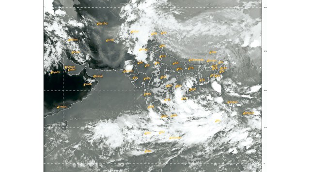 The low-pressure area formed over east-central 
Bay of Bengal on Saturday.