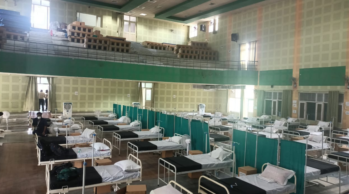At the lowest level of the three-tier structure, peri-urban and rural areas will plan a minimum 30-bed CCC, which would have makeshift facilities under the supervision of the nearest PHC/CHC. (Express Photo)