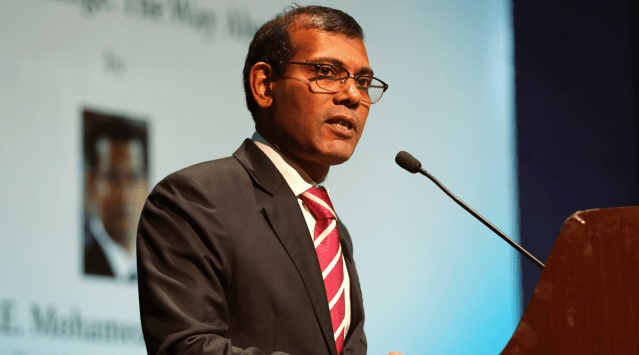 Hospital officials said Mohamed Nasheed, 53, remains in an intensive care unit after initial life-saving surgeries to his head, chest, abdomen and limbs. (AP)
