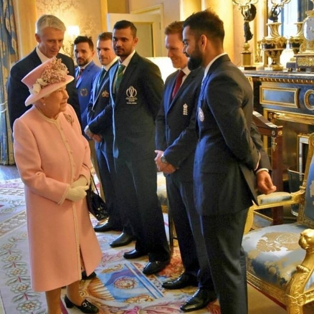 Virat Kohli met Queen Elizabeth II