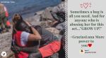 red cross volunteer abused for hugging migrant, aid worker online hate hug migrant, Luna Reyes, Gracias Luna, spanish worker hug senegal migrant, viral news, indian express