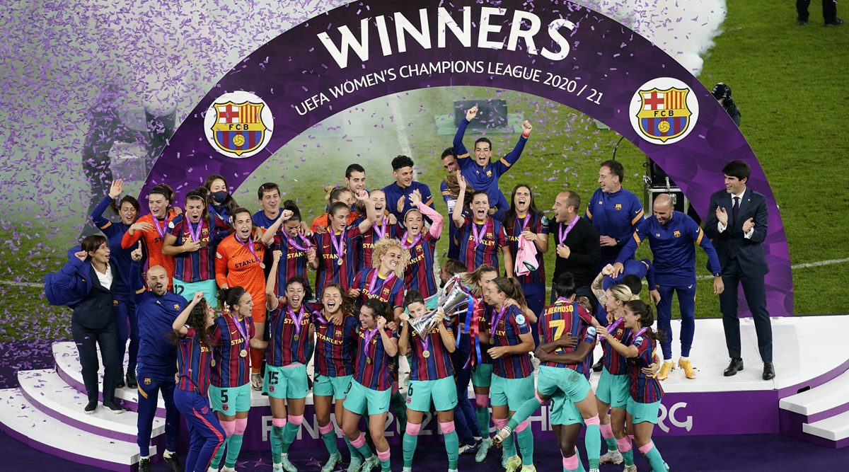 Barcelona Routs Chelsea 4 0 To Win Women S Champions League Final For 1st Time Sports News The Indian Express