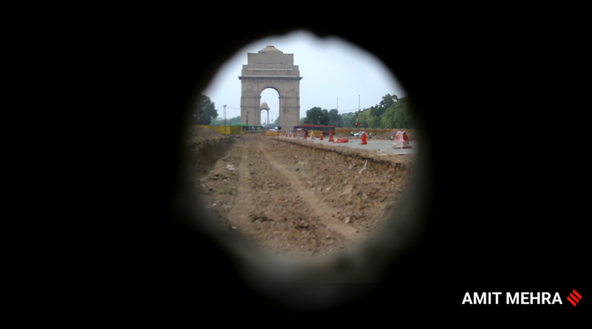 Central Vista project in full swing near India Gate amid ...