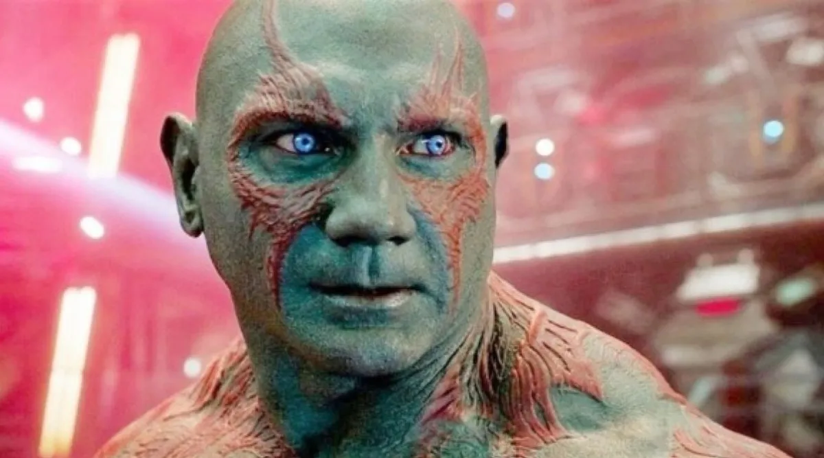 Dave Bautista como Drax en Guardianes de la Galaxia: «Me cuesta no llevar camiseta»