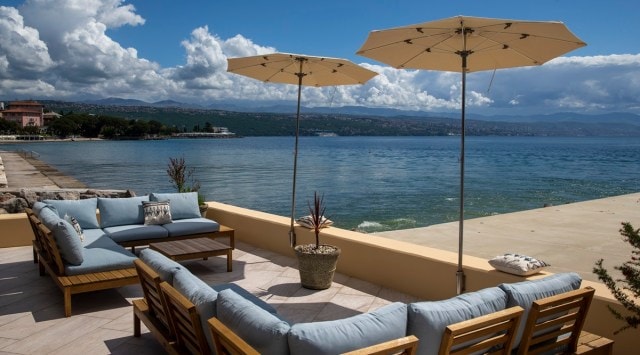 A view at the Adriatic sea from a lounge in Opatija, Croatia. (Photo: AP)