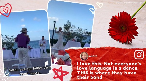 father daughter first dance, father daughter play catch wedding, wedding day father daughter softball, viral videos, unique father daughter dance, indian express