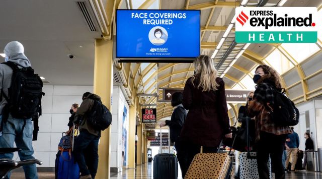 Travelers at an airport in the US. (The New York Times: Erin Schaff)