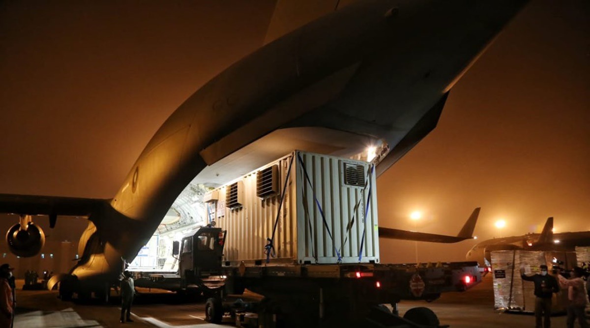 India received 2,060 oxygen concentrators, 3 oxygen generation plants as foreign aid on Friday