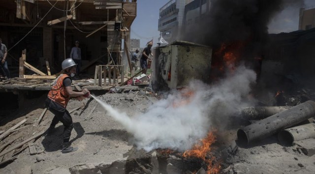 Gaza air strike Israel
