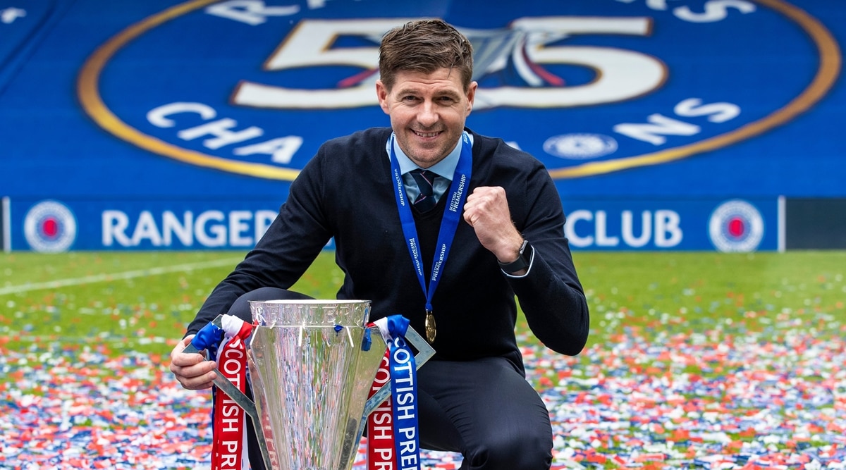 Steven Gerrard&#39;s Rangers finish season unbeaten with 102-point haul |  Sports News,The Indian Express