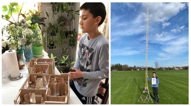 Popsicle stick tower competition encourages socializing, Life +  Entertainment