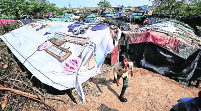 Cyclone Tauktae aftermath: Sewage basti Residents pick up the pieces, cry apathy