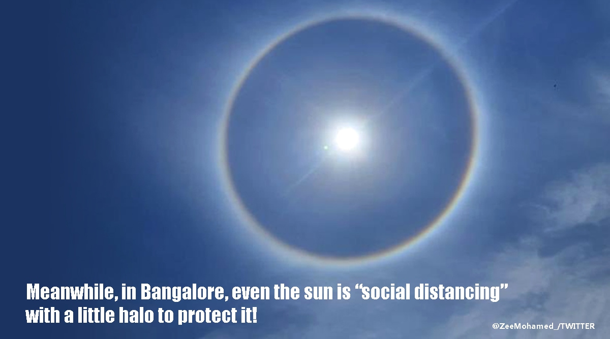 Hyderabad witnesses rare 22 degree Suns halo' phenomenon, heres what it  means, India News