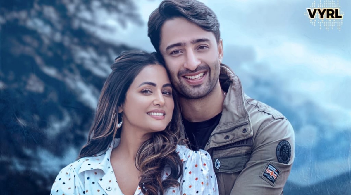 Hina Khan and Shaheer Sheikh to feature in romantic number Baarish Ban  Jaana, see poster | Television News - The Indian Express