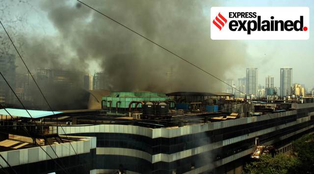 The fire at Sunrise hospital, Mumbai.