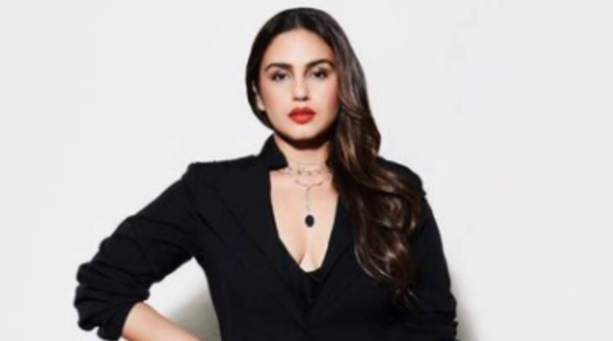 Huma Qureshi commands attention in a striking black pantsuit