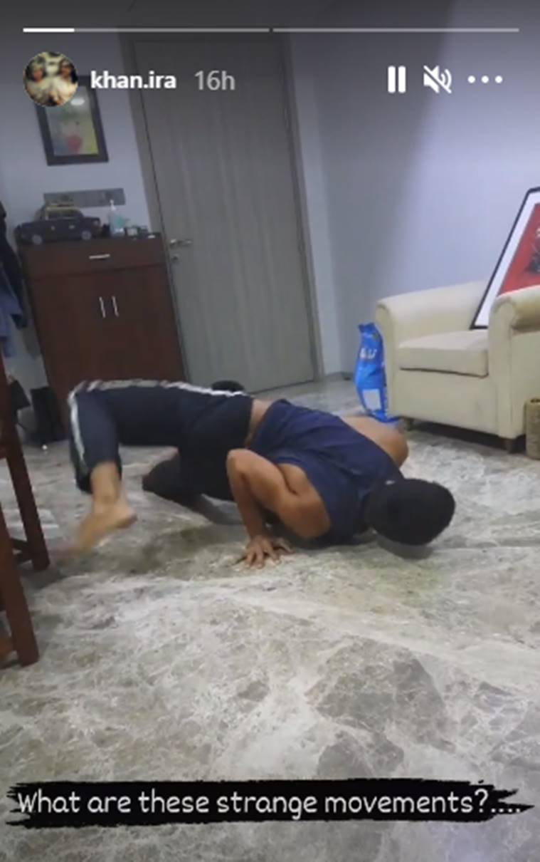 ira khan, nupur shikhare, celeb workout