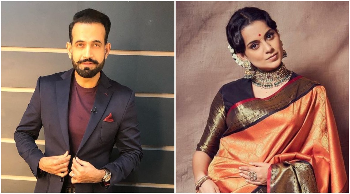 Irfan Pathan Takes On Kangana Ranaut Her Account Got Dismissed For Spreading Hate My Tweets For Humanity Entertainment News The Indian Express