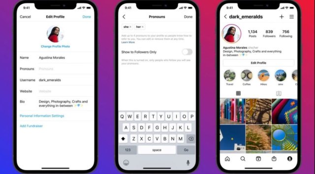 Instagram, Instagram pronoun, Instagram new features, Instagram profile, Instagram profile, Instagram bio, Instagram news,