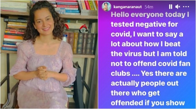 Kangana Ranaut tested positive for the coronavirus on May 8. (Photos: Instagram/kanganaranaut)